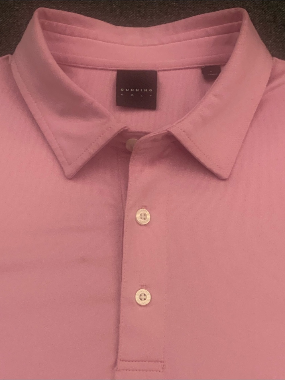 DUNNING GOLF SS Blended Polyester Polo